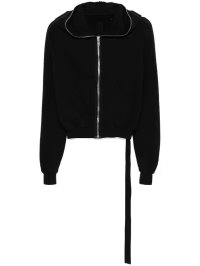 Rick Owens Drkshdw Small Gimp Hoodie In Black