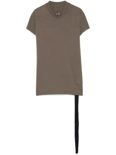 Rick Owens Drkshdw Small Level T-shirt In Brown