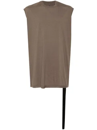 Rick Owens Drkshdw Tarp Vest In Brown