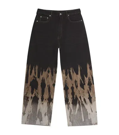 Rick Owens Geth Jeans In Black