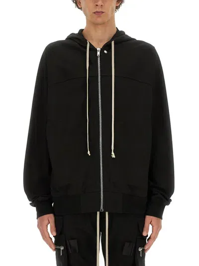 Rick Owens Jacket With Zip In Black