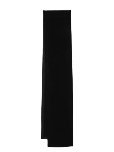 Rick Owens Long Stole Scarf In Black