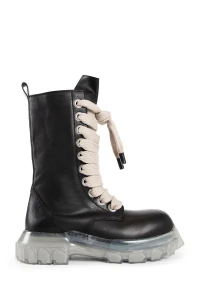 Rick Owens Man Black Boots