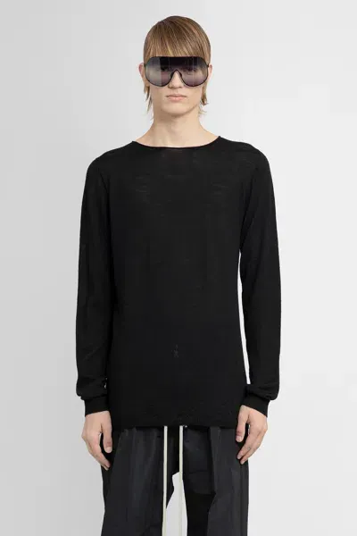 Rick Owens Man Black Knitwear