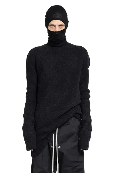 Rick Owens Man Black Knitwear