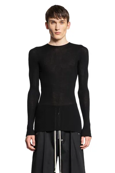 Rick Owens Man Black Knitwear