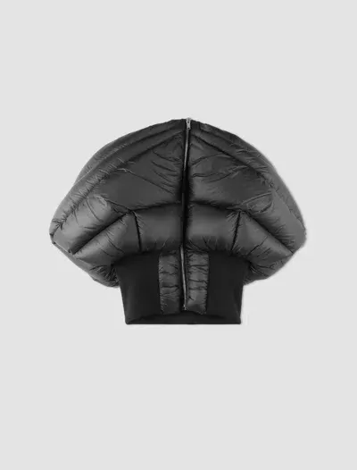 Rick Owens Piumino Bomber In Nero