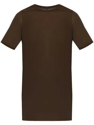 Rick Owens Round-neck T-shirt In Brown