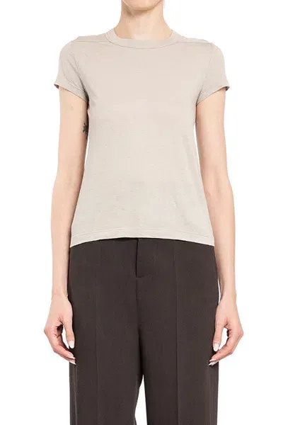 Rick Owens Short Sleeves In Brown