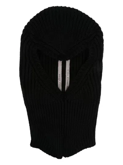 Rick Owens Skull Balaclava In Black