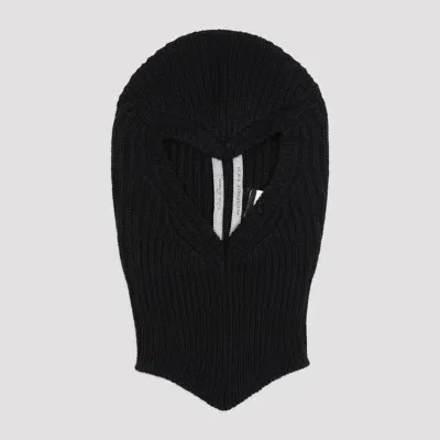 Rick Owens Skull Balaclava Hat In Black