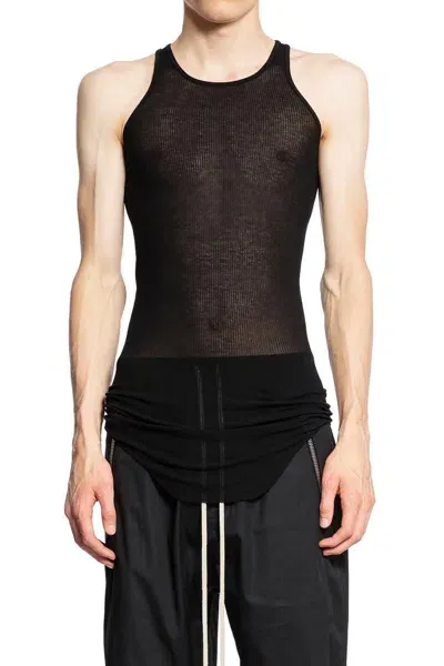 Rick Owens Tank Tops In Black