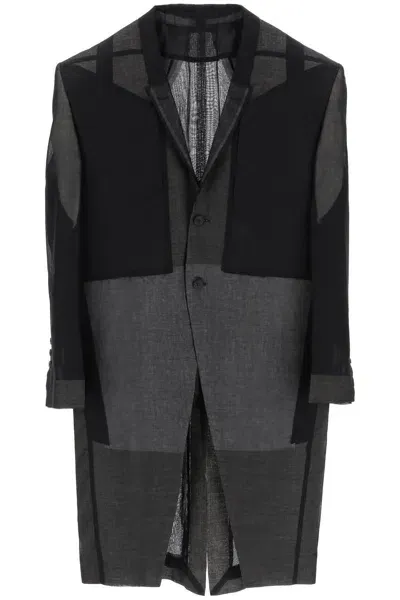 Rick Owens Black Button Coat