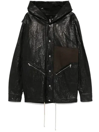 Rick Owens Tour Coat In Black