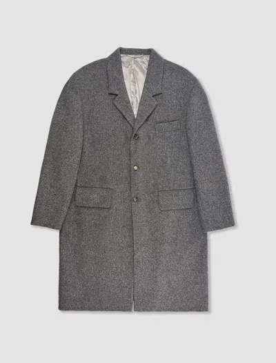 Rier Classic Coat In Grey Natural