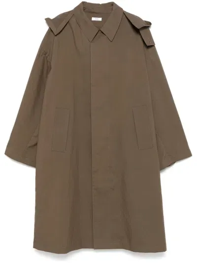 Rier Cotton Coat In Brown