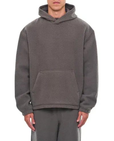 Rier Fleece Hoodie In Grey