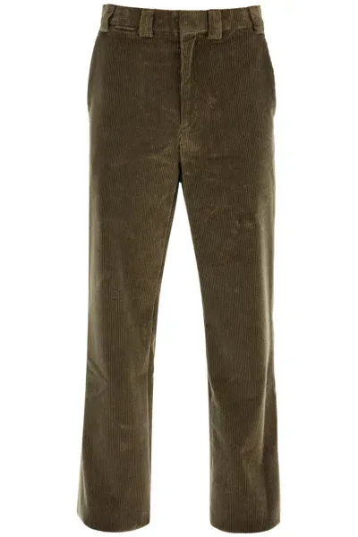 Rier Pantaloni In Corduroy In Brown