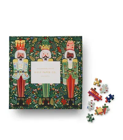 Rifle Paper Co Nutcracker Brigade Puzzle In Green