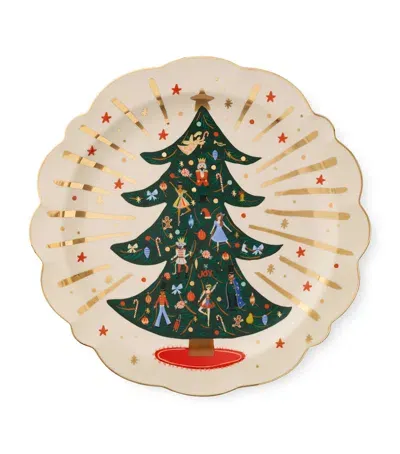 Rifle Paper Co Nutcracker Serving Tray In Neutral