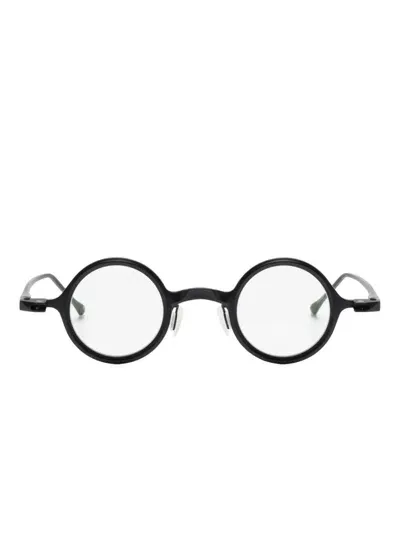 Rigards X Ziggy Chen Round-frame Glasses In Black