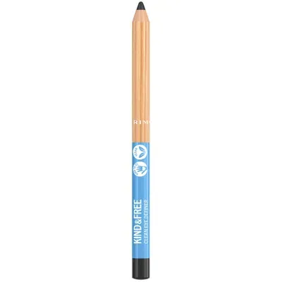 Rimmel London Kind & Free Clean Eyeliner Pencil 1.1g (various Shades) - 001 Pitch