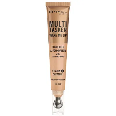 Rimmel Multi-tasker Wake Me Up Foundation And Concealer 20ml (various Shades) - 030 Light