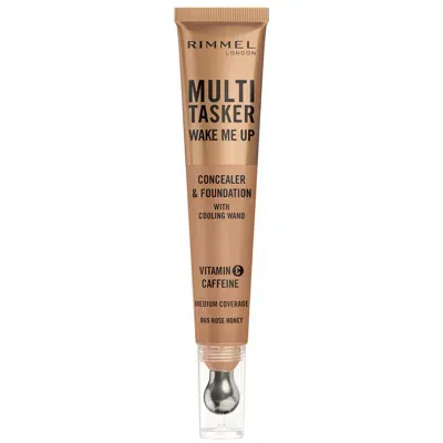 Rimmel Multi-tasker Wake Me Up Foundation And Concealer 20ml (various Shades) - 065 Rose Honey