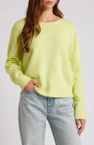 Rip Curl Emily Crewneck Sweater In Lime