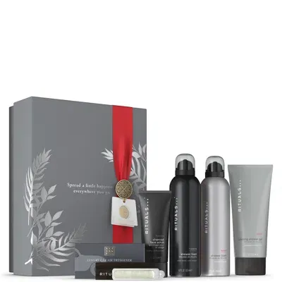 Rituals Homme & Sport Collection Men's Aromatic Large Bath And Body Gift Set In White