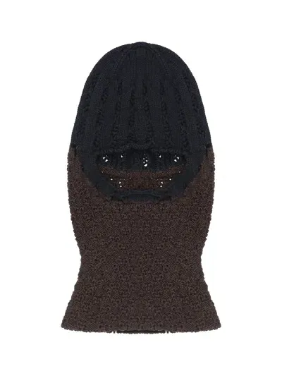 Roa Flower Stitch Balaclava In Black