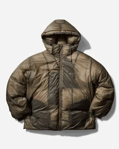 Roa Men S Smooth Down Jacket Taupe In Green