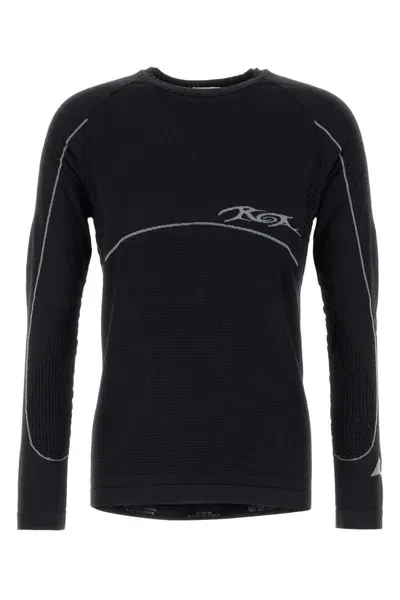 Roa T-shirt Long Sleeve-s Nd  Male In Black