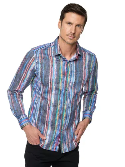 Robert Graham Baja Long Sleeve Button Down Shirt In Multi