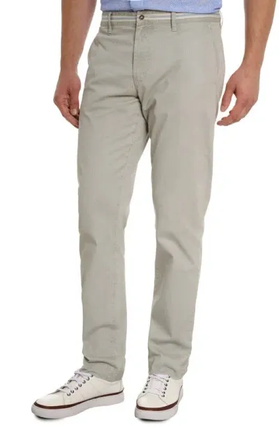 Robert Graham Bucklet Chino Pants In Stone