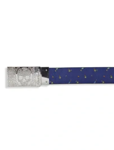 Robert Graham Cosmonaut Reversible Belt In Black