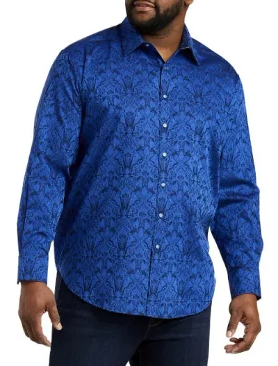 Robert Graham Highland Sport Shirt In Navy