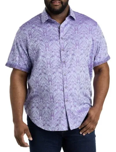 Robert Graham Highland Tonal Sport Shirt In Purple