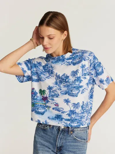 Robert Graham Toile De Joy T-shirt In Blue