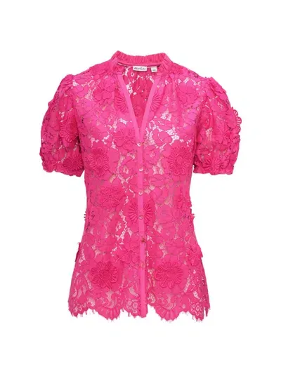 Robert Graham Mila Shirt In Pink