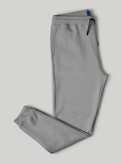 Robert Talbott Chandler French Terry Jogger In Light Gray