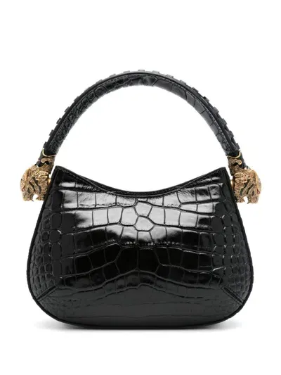 Roberto Cavalli Medium Roar Shoulder Bag In Black