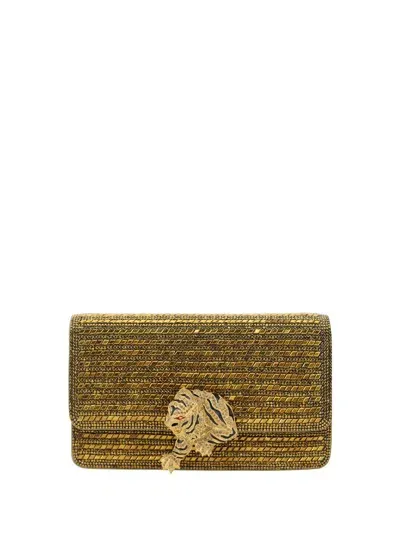 Roberto Cavalli Shoulder Bags In Gold