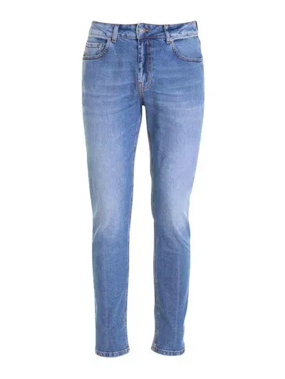 Roberto Cavalli Skinny Jeans In Light Wash