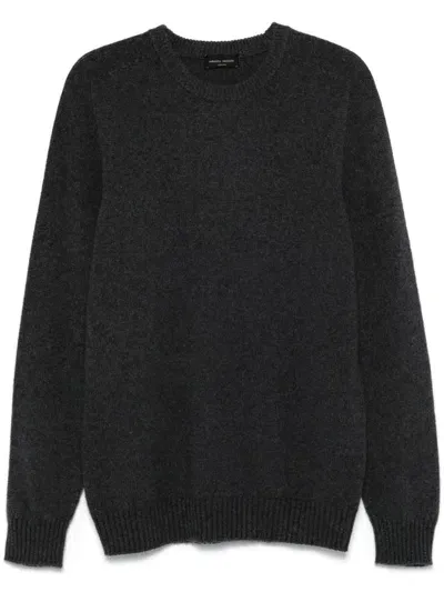 Roberto Collina Crew-neck Sweater In Grey