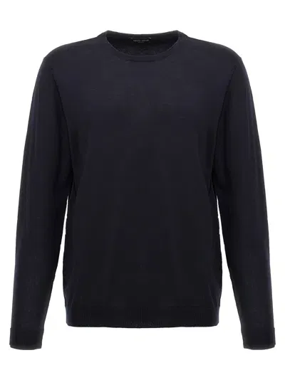 Roberto Collina Crew-neck Sweater In Blue