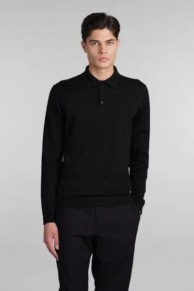 Roberto Collina Polo In Black Wool