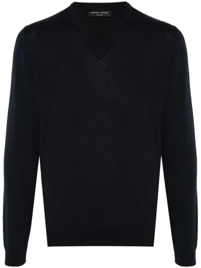 Roberto Collina Sweaters Blue