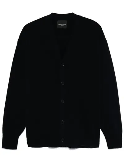 Roberto Collina V-neck Cardigan In Blau