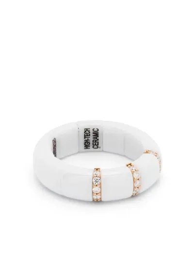 Roberto Demeglio 18kt Rose Gold Diamond Ring In White